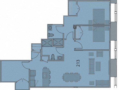 100 Dorrance Street Studio-3 Beds Apartment for Rent - Photo Gallery 7